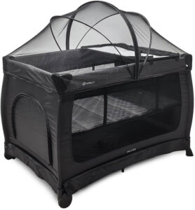 Berço Portátil EXTRA GRANDE Falcon by Safety First (com trocador e fechamento automático) 